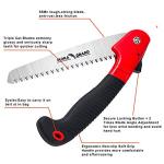 FLORA GUARD 7.7-Inch Folding Saw for Camping