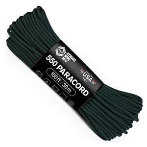 Atwood MFG 550 Paracord 100ft - Hunter Green