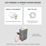 Hand Crank Dynamo Charger with Flashlight and Radio