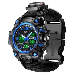 23-in-1 Tactical Survival Watch with Compass