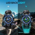 23-in-1 Tactical Survival Watch with Compass