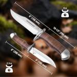 Mossy Oak 2-Piece Bowie Knife with Sheath