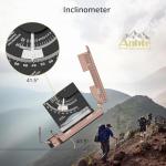 Anbte Waterproof Metal Compass for Hiking and Camping