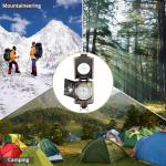 Anbte Waterproof Metal Compass for Hiking and Camping