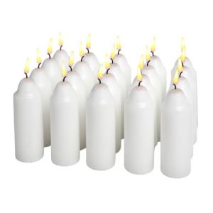 Long-Burning White Candles for UCO Lanterns - 20-Pack