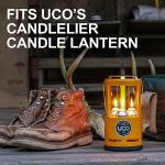 Long-Burning White Candles for UCO Lanterns - 20-Pack