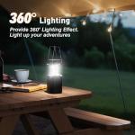 Portable Solar Camping Lantern with USB Charger