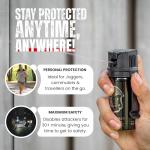 Police Magnum Pepper Spray - 16ft Range, 2oz