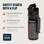 Max Police Strength Mace Pepper Gel - 20ft Range