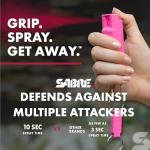 SABRE 3-in-1 Pepper Spray with Keychain