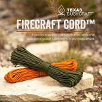 Texas Bushcraft Paracord Survival Rope - 25 ft