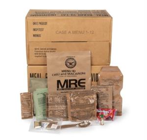 MRE Variety Pack with Flameless Heater - 24 Meals