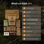 MRE Variety Pack with Flameless Heater - 24 Meals