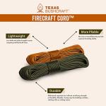 Texas Bushcraft Paracord Survival Rope - 25 ft