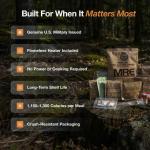 MRE Variety Pack with Flameless Heater - 24 Meals