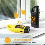 4 Pack Hand Crank Solar Flashlights for Emergencies