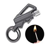 Waterproof Permanent Match Flint Fire Starter Keychain