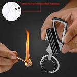 Waterproof Permanent Match Flint Fire Starter Keychain
