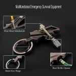 Waterproof Permanent Match Flint Fire Starter Keychain