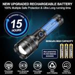 High Lumens Rechargeable LED Flashlight for Camping