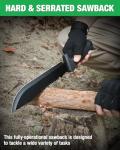 Mossy Oak 16" Heavy Duty Machete with Sheath