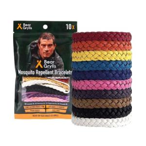 Bear Grylls Mosquito Repellent Bracelets - Pack of 10
