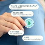 Cliganic Natural Mosquito Repellent Stickers - 90 Pack