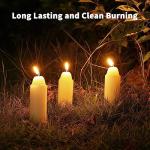 Long-Burning 12-Hour Candles for Survival Gear