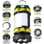 BOBKID 2 Pack Rechargeable Camping Lanterns 1000LM