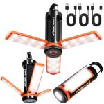 LED Rechargeable Camping Lanterns - 3-Pack