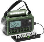 NOAA Emergency Radio with SOS Alarm & Power Bank