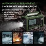 NOAA Emergency Radio with SOS Alarm & Power Bank