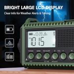 NOAA Emergency Radio with SOS Alarm & Power Bank