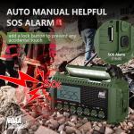NOAA Emergency Radio with SOS Alarm & Power Bank