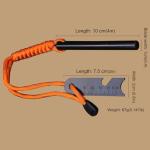 DC53 Steel Hunting Knife with Flint Fire Starter