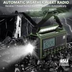 NOAA Emergency Radio with SOS Alarm & Power Bank