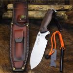 DC53 Steel Hunting Knife with Flint Fire Starter