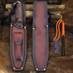 DC53 Steel Hunting Knife with Flint Fire Starter