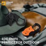 FUNBRO Mini Pocket Knife Keychain Gift for Men