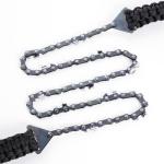 Pocket Chainsaw with Paracord Handle for Survival
