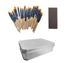 Survival Matches & Wax Rope Fire Starter Kit