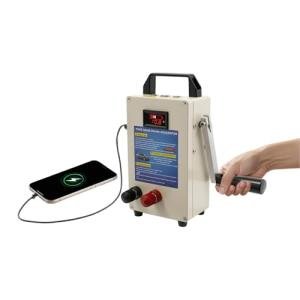 Portable Hand Crank Generator for Emergency Power