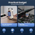 Portable Hand Crank Generator for Emergency Power