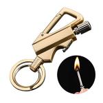 Permanent Match Keychain Lighter with Bottle Opener