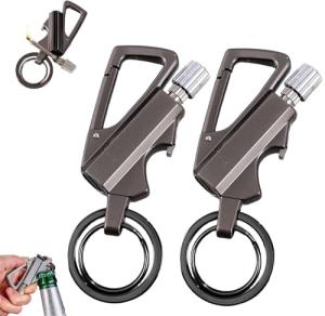 2 Pack Waterproof Permanent Match with Multitool Keychain