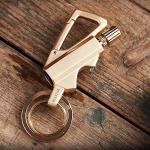 Permanent Match Keychain Lighter with Bottle Opener