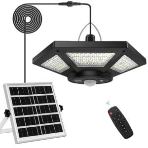 Solar Shed Light with Remote Control and Motion Sensor