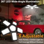 Solar LED Light with Motion Activation for Sheds