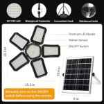 Solar LED Light with Motion Activation for Sheds