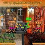 Solar Halloween Witch Feet Flag Light for Outdoors